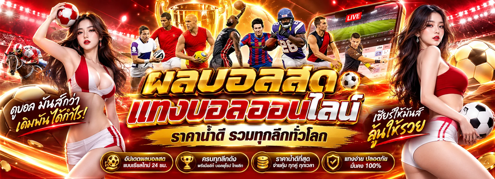 ผลบอลสด TGA1168 แทงบอลออนไลน์ ครบทุกลีกดัง